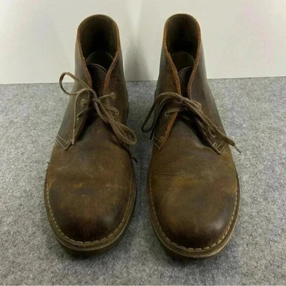 Clarks Original Desert Boot - Leather Lace Up Chuck Shoes Ankle Boot Men’s 10.5 - Picture 5 of 14